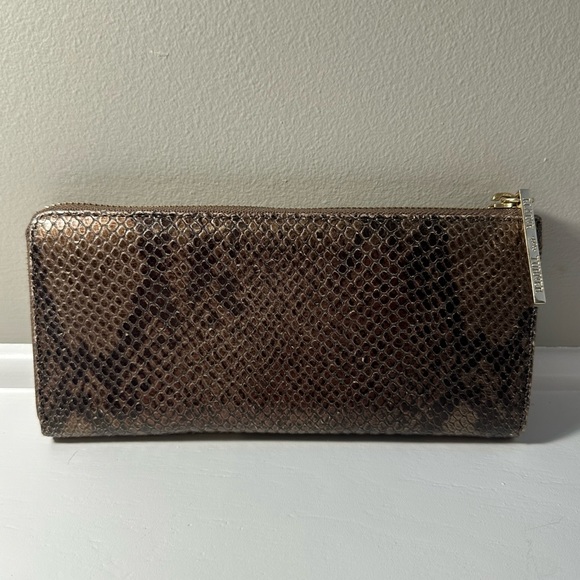 Elaine Turner bronze snakeskin wallet - Picture 3 of 7